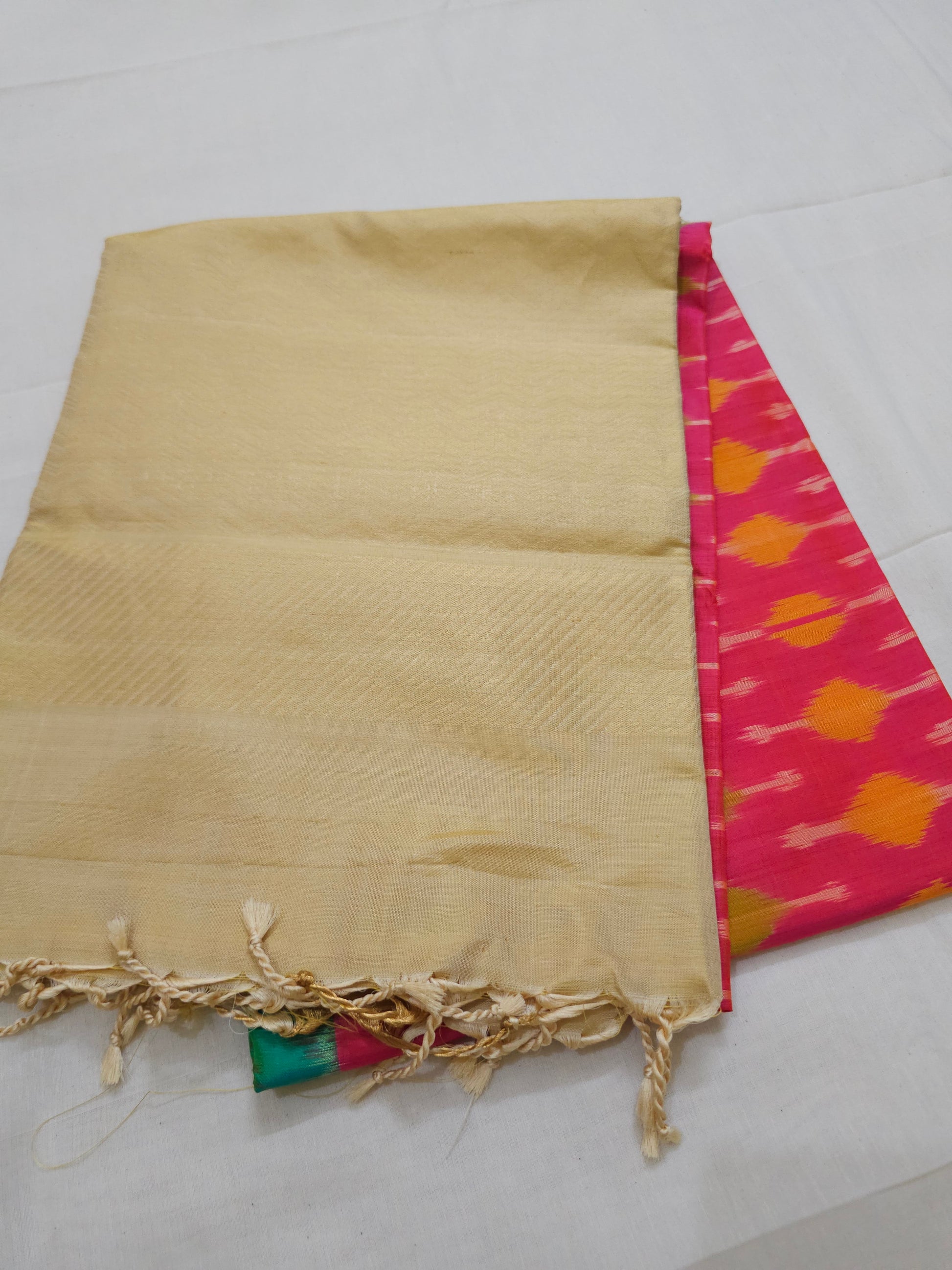 A6- Pochmpally Ikat pure soft silk saree - Majos