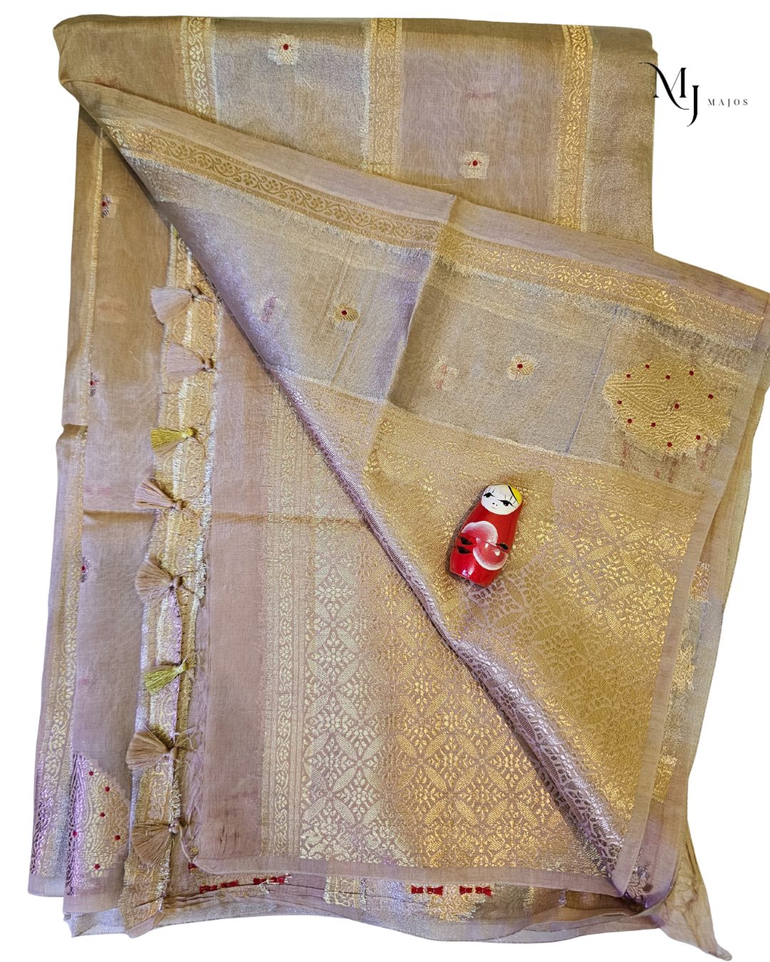 Semi raw mango tissue saree