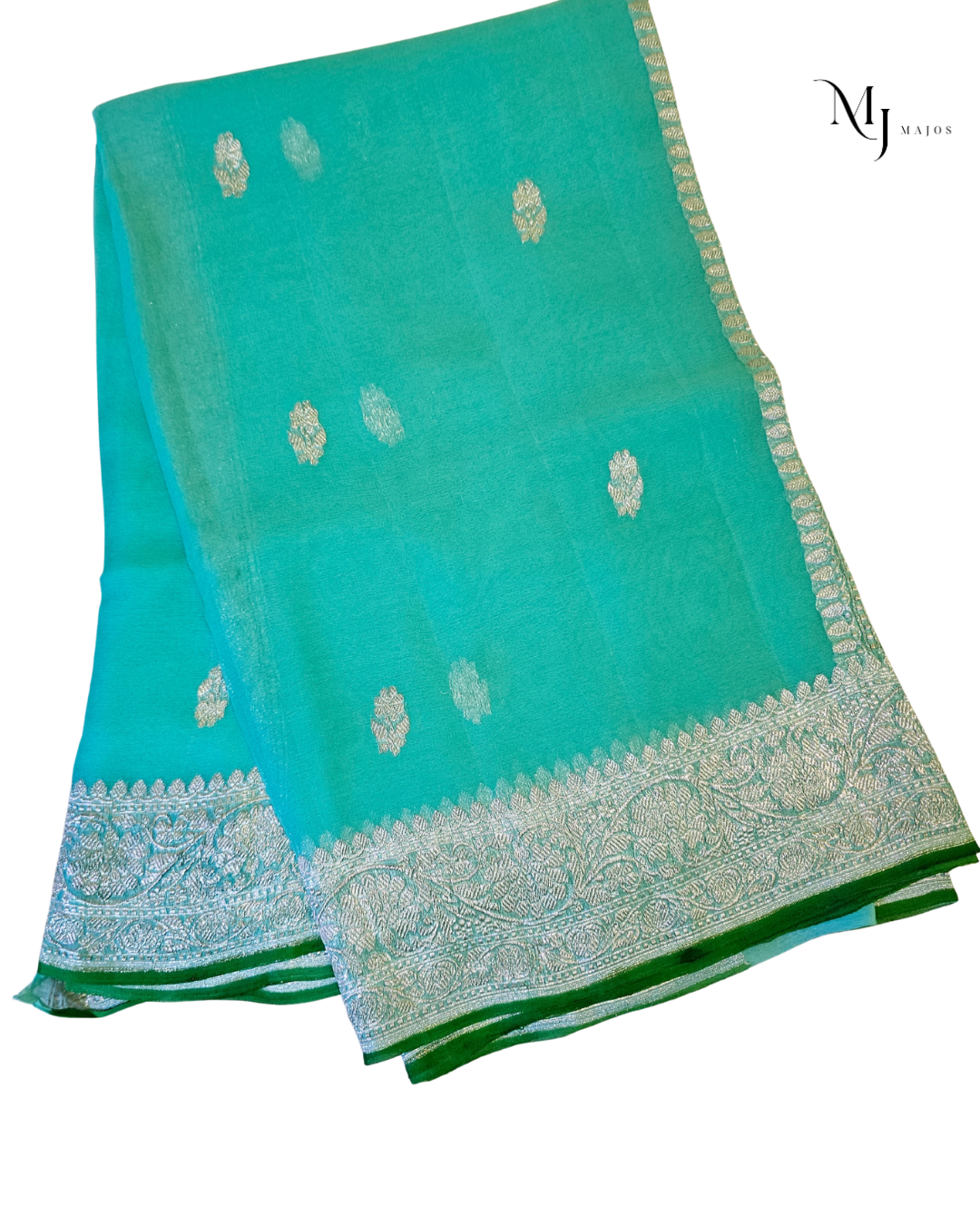 Pure Khaddi Shiffon Saree
