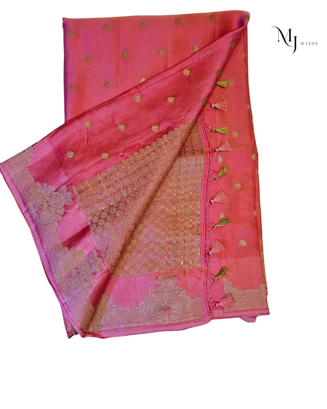 Pink Mushru silk