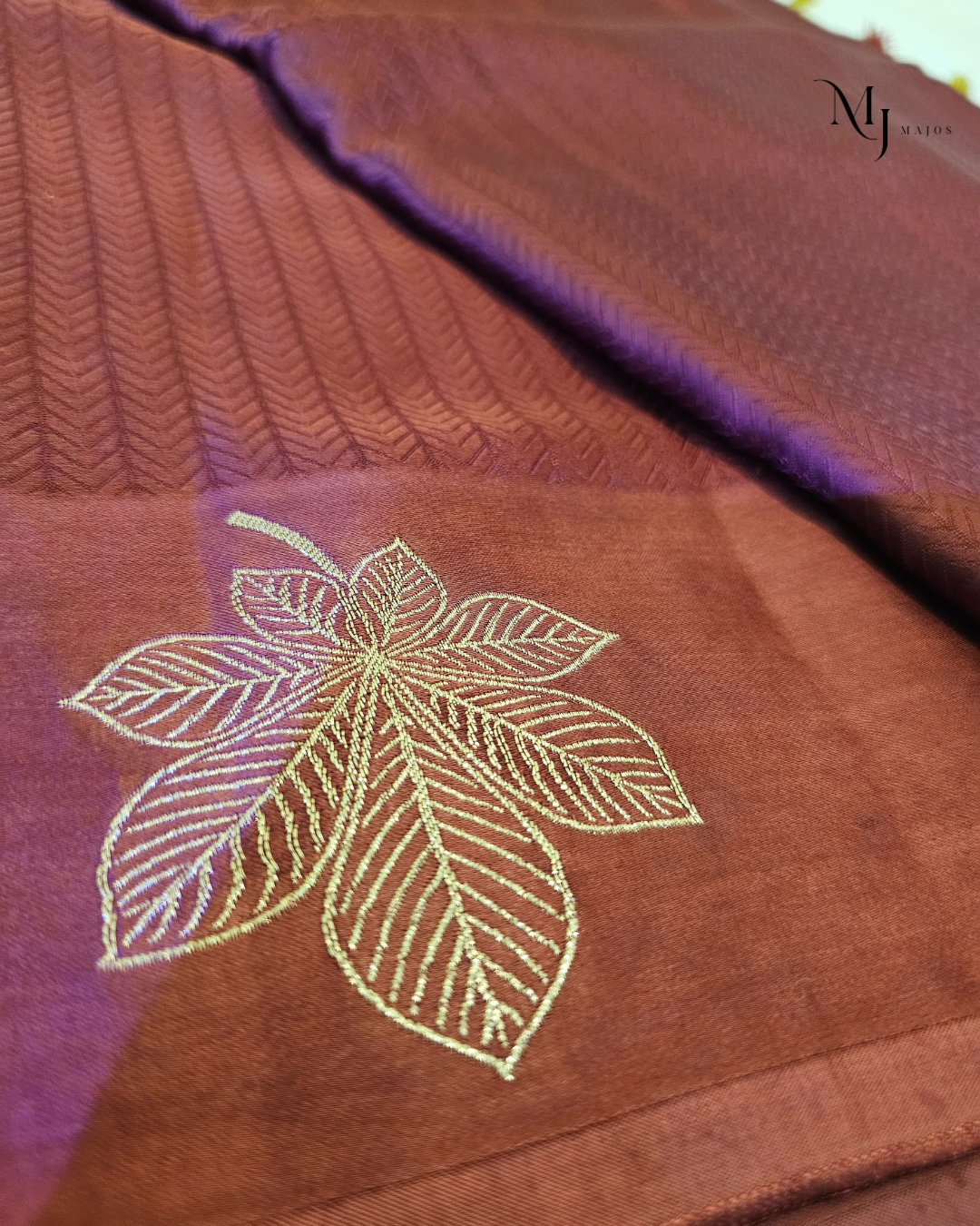 Ombre tri colour Mushru Silk saree