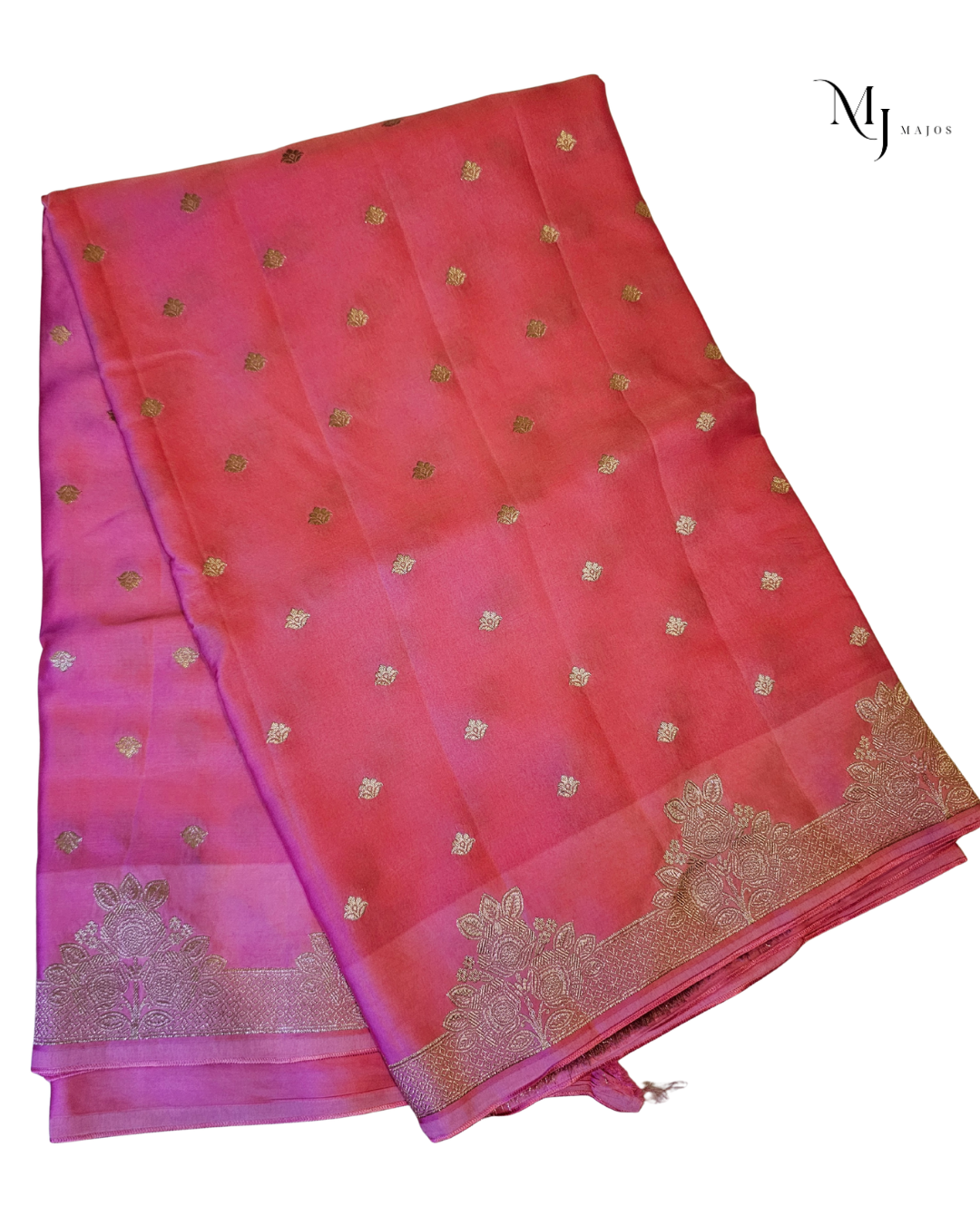 Pink Mushru silk