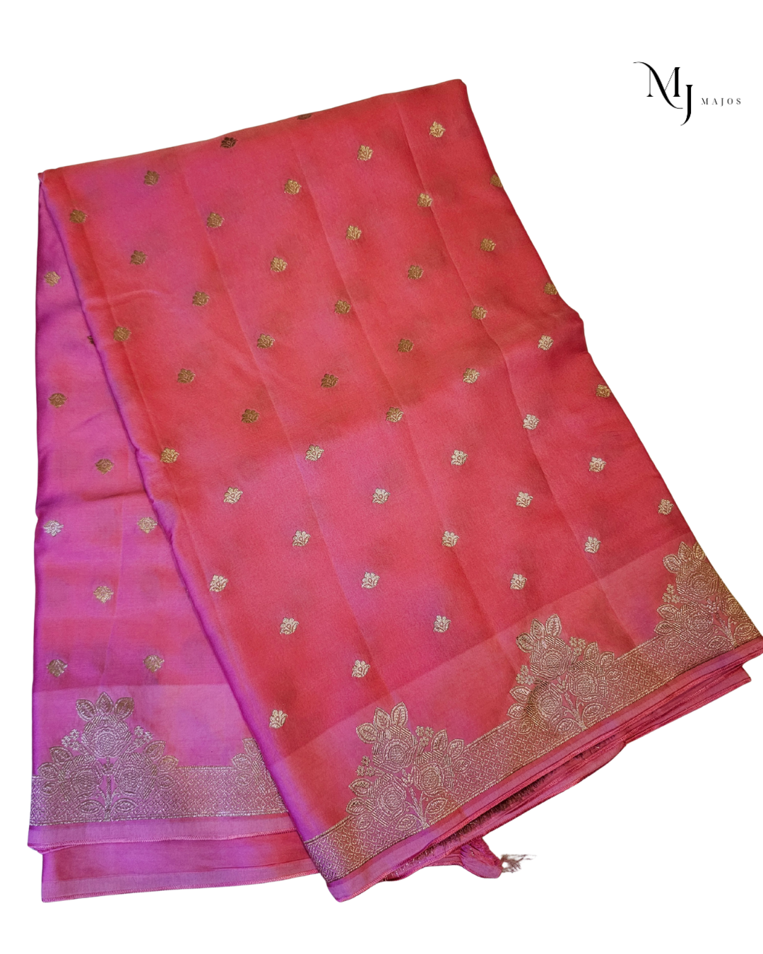 Pink Mushru silk