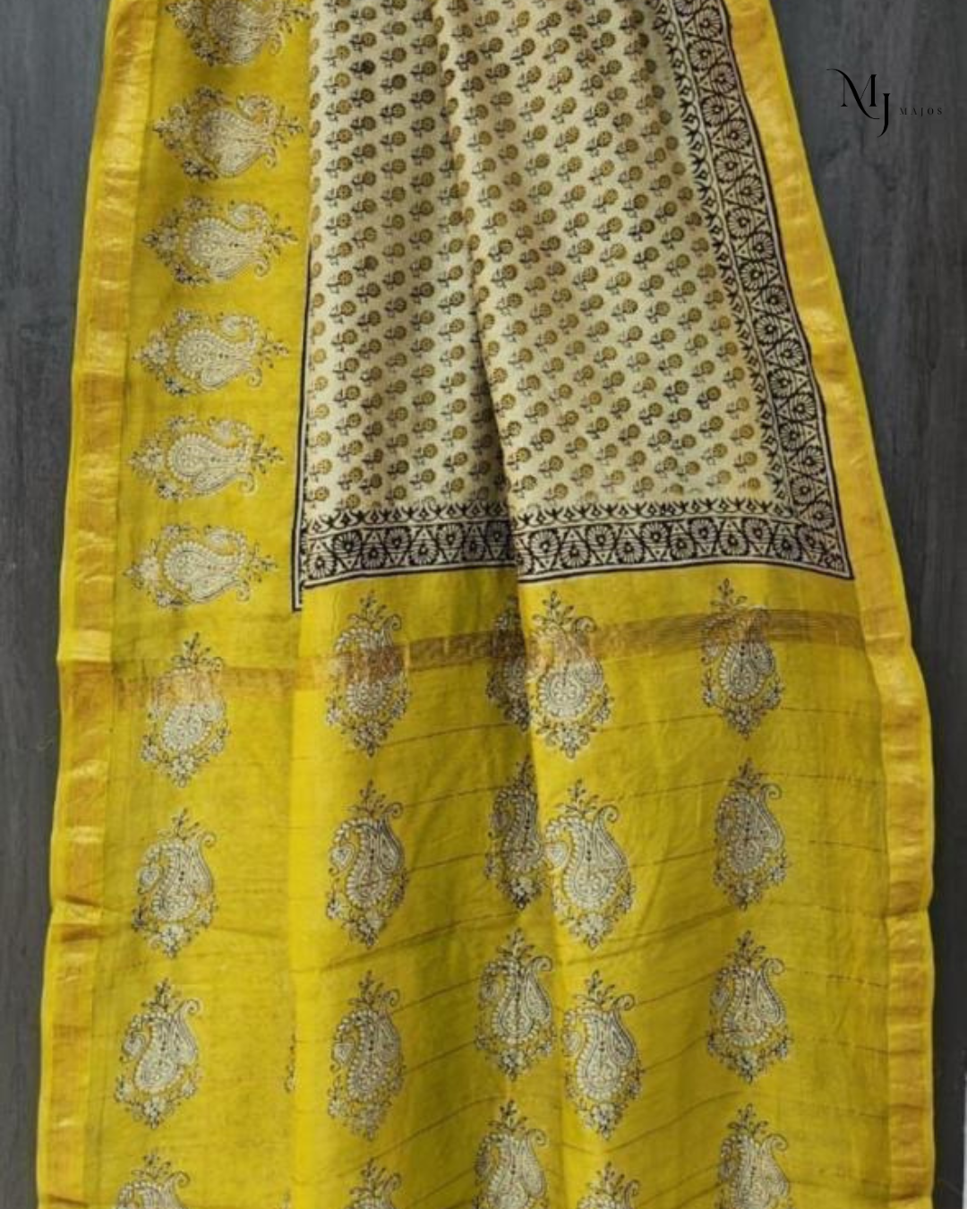 A104- Green Chanderi